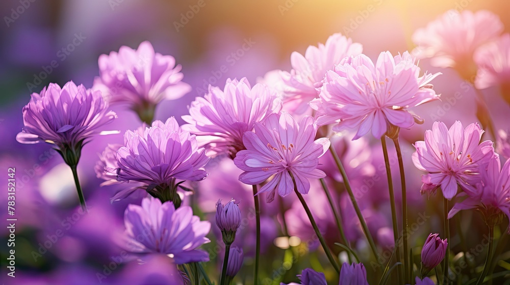 delicate light purple flowers