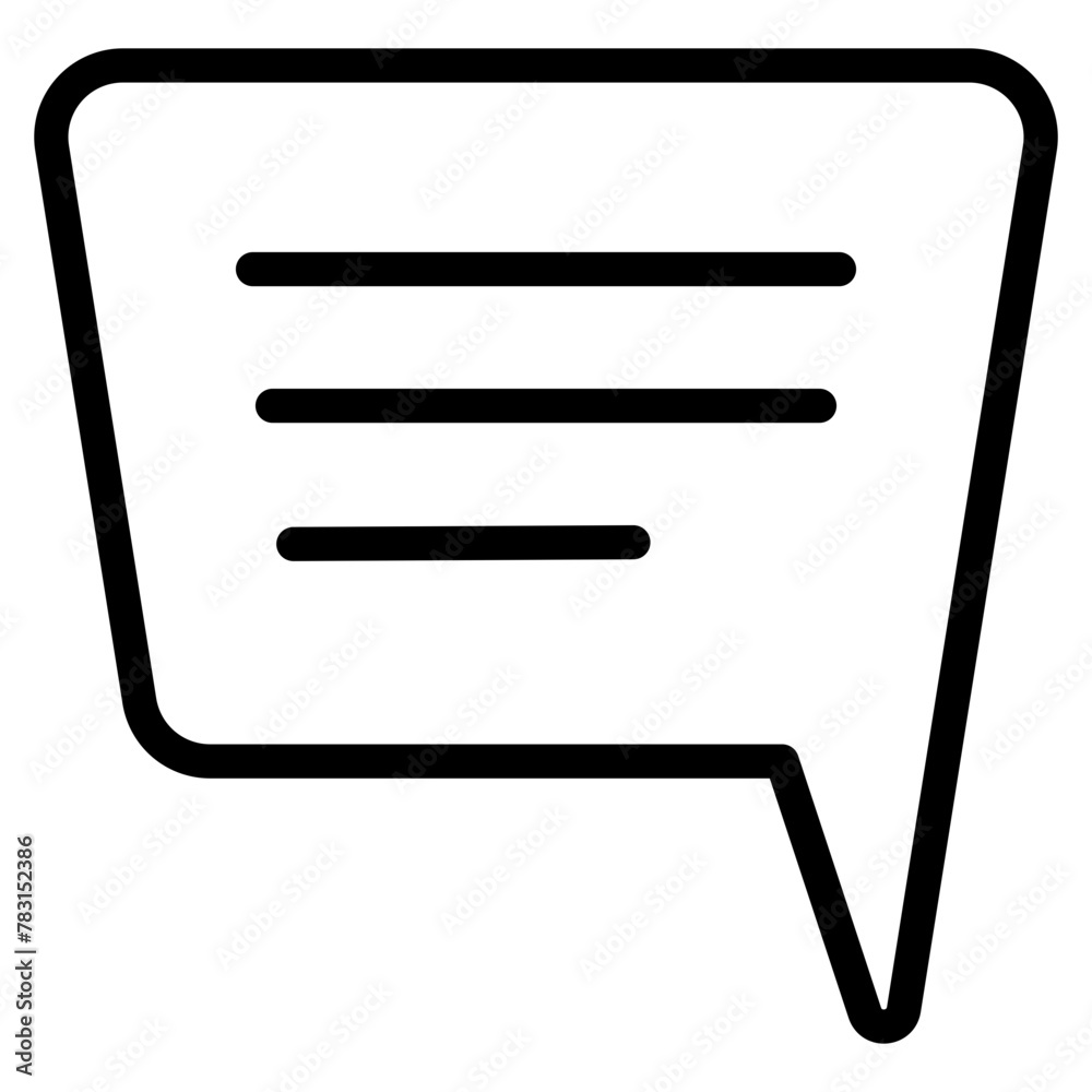Chat vector icon. Talk speech bubble icon Chat vector icon. Talk speech bubble icon