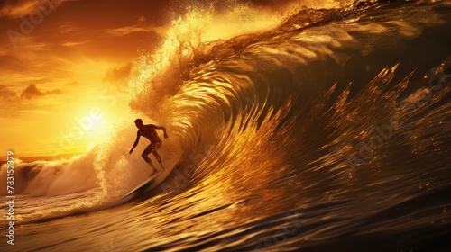 tide waves sun © vectorwin