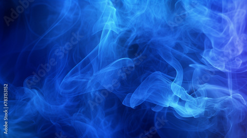 blue smoke background