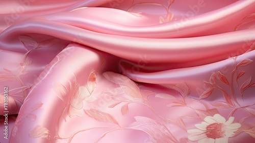 shade pink silk background