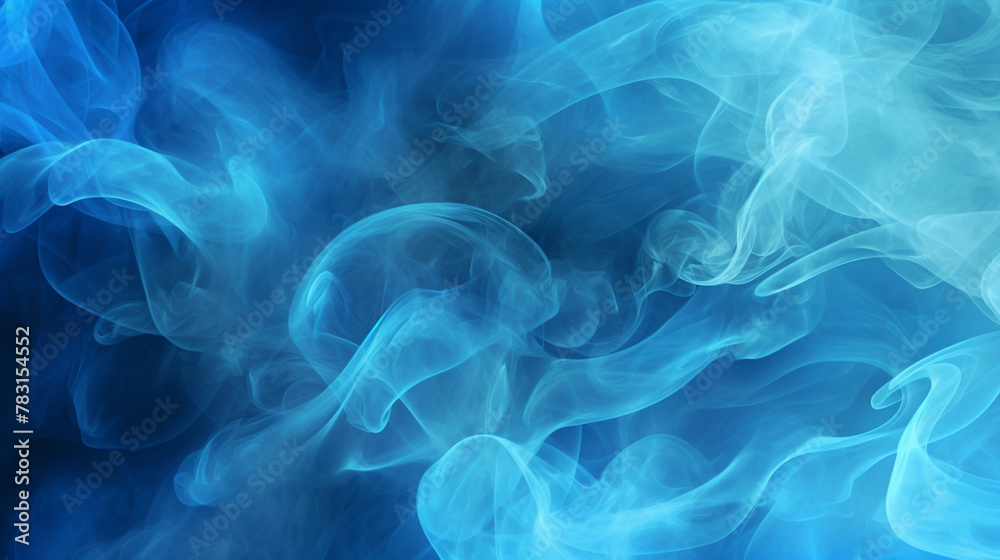 Fototapeta premium blue smoke background