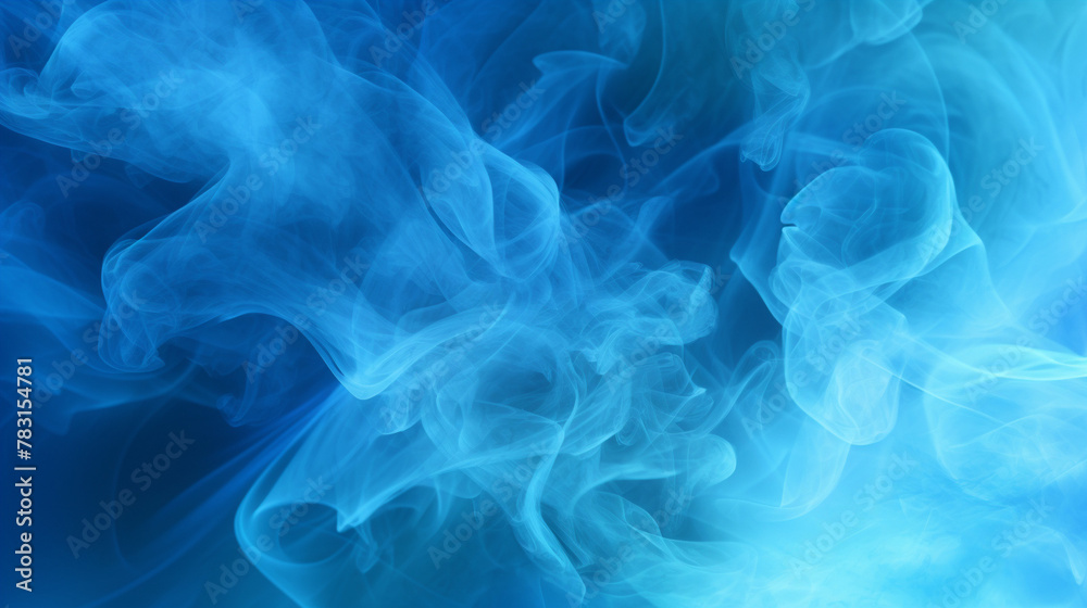 Obraz premium blue smoke background