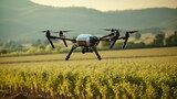 barren agriculture drone