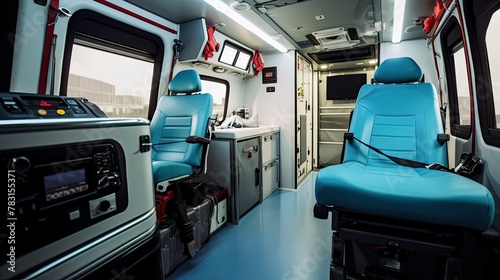 medical ambulance interior
