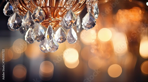 chandelier light blur background © vectorwin