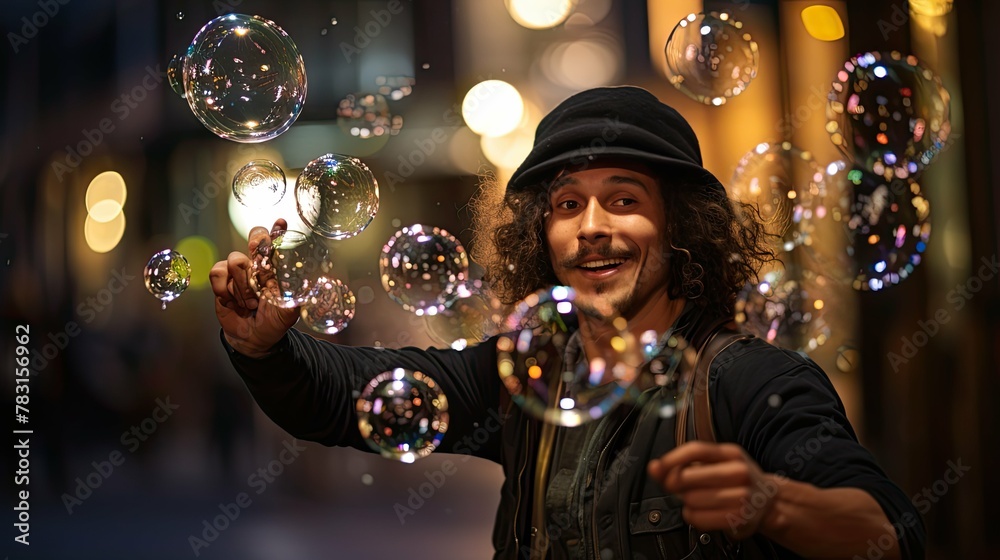 © vectorwin - spark light bubble