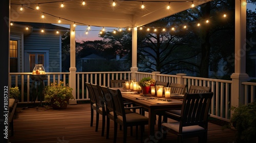 string patio lights © vectorwin