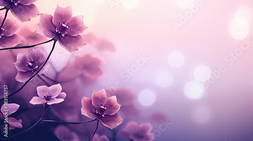 flowers purple tech background