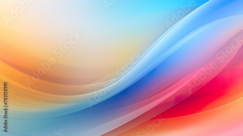 Smooth and blurry colorful gradient mesh background. Modern bright rainbow colors