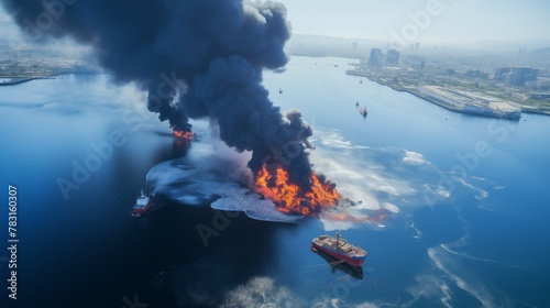 Maritime environmental initiatives focus on efficient oil spill response operations, safeguarding ecosystems and mitigating the ecological impact of marine disasters.
