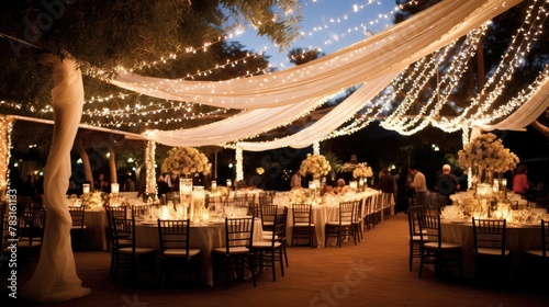 outdoor string lights white