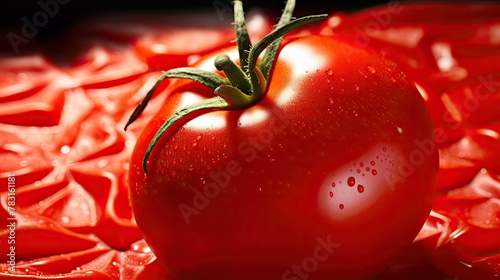 vibrant top tomato red © vectorwin