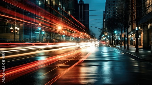 cars blurry lights © vectorwin
