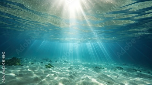 shadow underwater sun © vectorwin