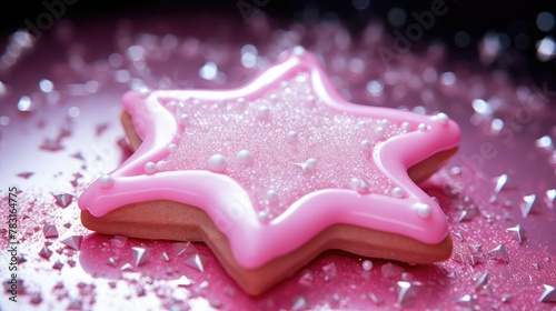 cookie star pink