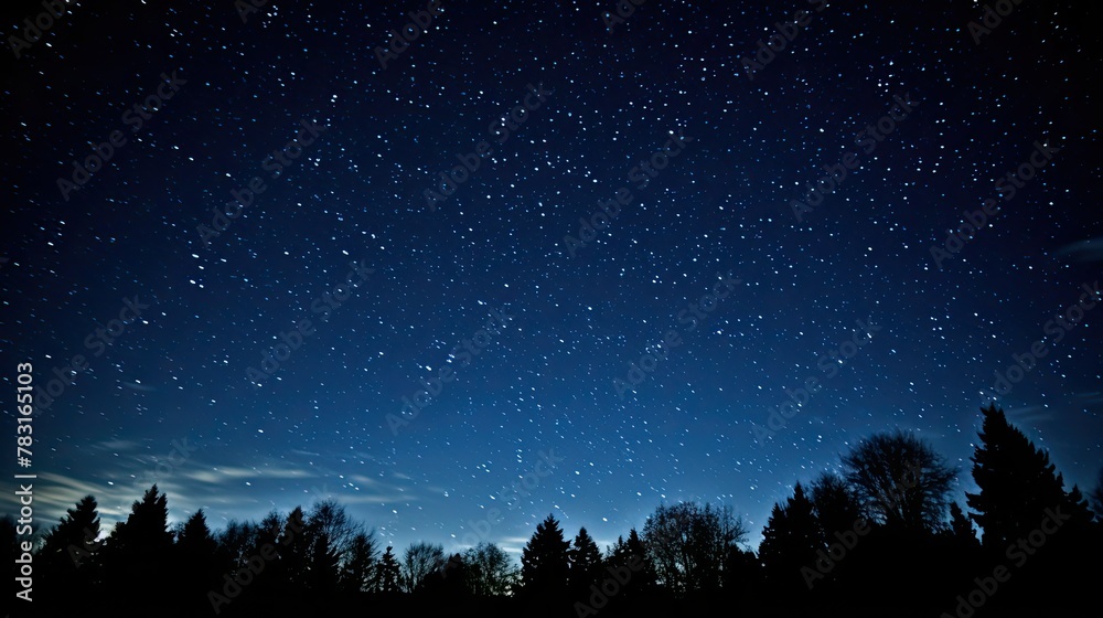 breathtaking midnight stars
