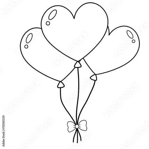 heart shaped balloons