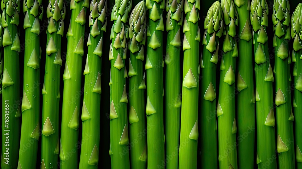 Fototapeta premium close view asparagus green