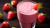 vibrant healthy strawberry fruit