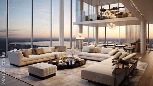views penthouse interior