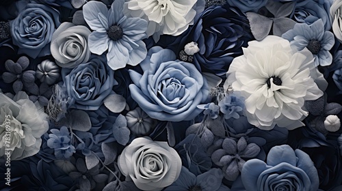 shades navy blue and gray background