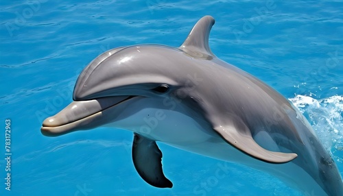 A-Dolphin-Swimming-With-A-Smile-On-Its-Face- © Razia