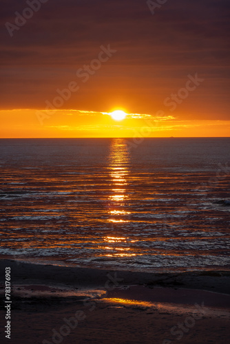 View of the Baltic Sea at sunset © Jerzy