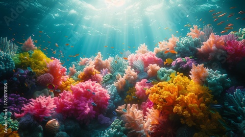 Sunlit Undersea Wonderland, generative ai