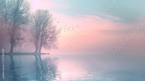 Dreamy pastel hues and soft focus evoke a sense of tranquility and serenity © KerXing