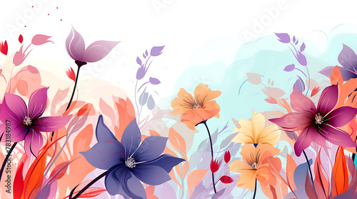 Abstract flower background © DesignBee