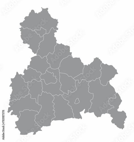 Upper Bavaria administrative map