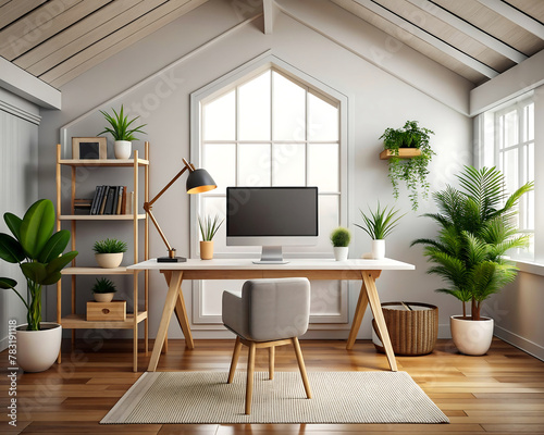 3d rendering of a small office © Wilson