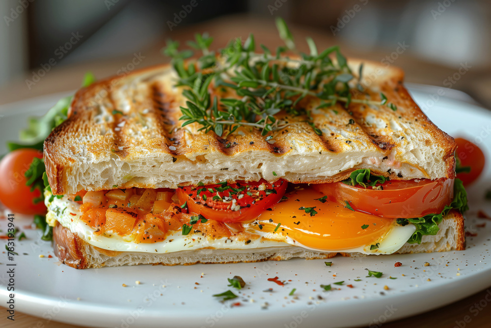 The Ultimate Egg Sandwich for Food Lovers, Crunchy, Juicy, Flavorful, Fast Food