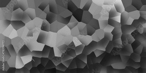 3D broken glass quartz vonoroi diagram vector background.Papercut geometric mosaic tiles pattern background.Seamless vintage vector background.