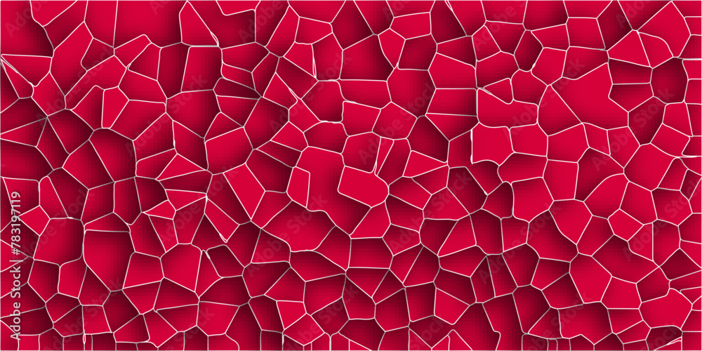 3D broken glass quartz vonoroi diagram vector background.Papercut geometric mosaic tiles pattern background.Seamless vintage vector background. 3D broken glass quartz vonoroi diagram vector background.Papercut geometric mosaic tiles pattern background.Seamless vintage vector background.