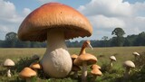 A-Dodo-Bird-In-A-Field-Of-Oversized-Mushrooms- 2