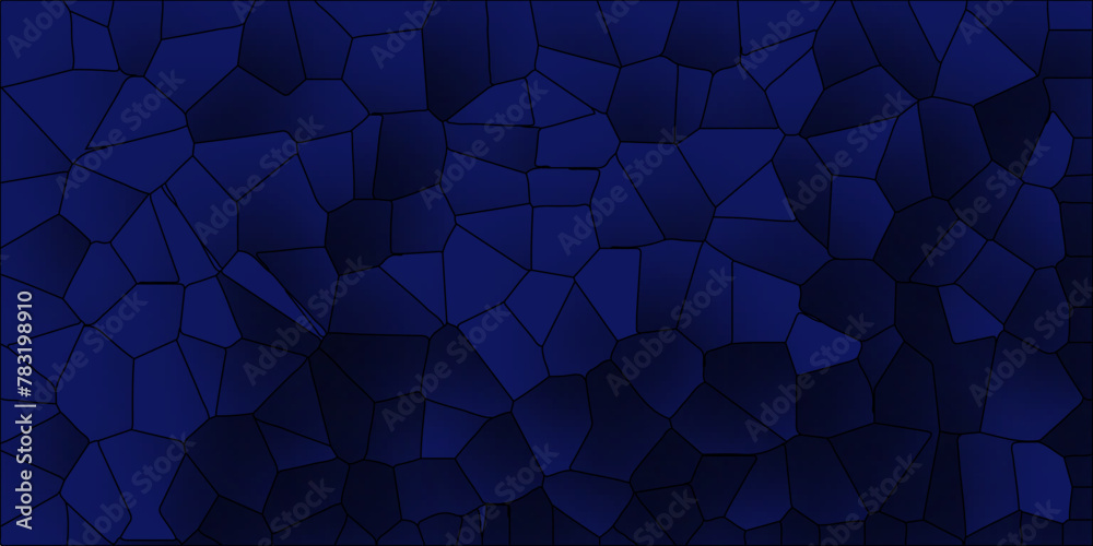 Obraz premium 3D broken glass quartz vonoroi diagram vector background.Papercut geometric mosaic tiles pattern background.Seamless vintage vector background.