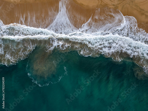 Todos Santos baja california sur pacific ocean beach aerial panorama landscape