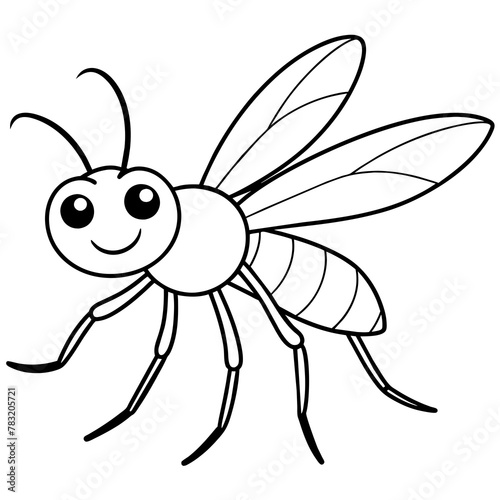 cartoon mosquito character