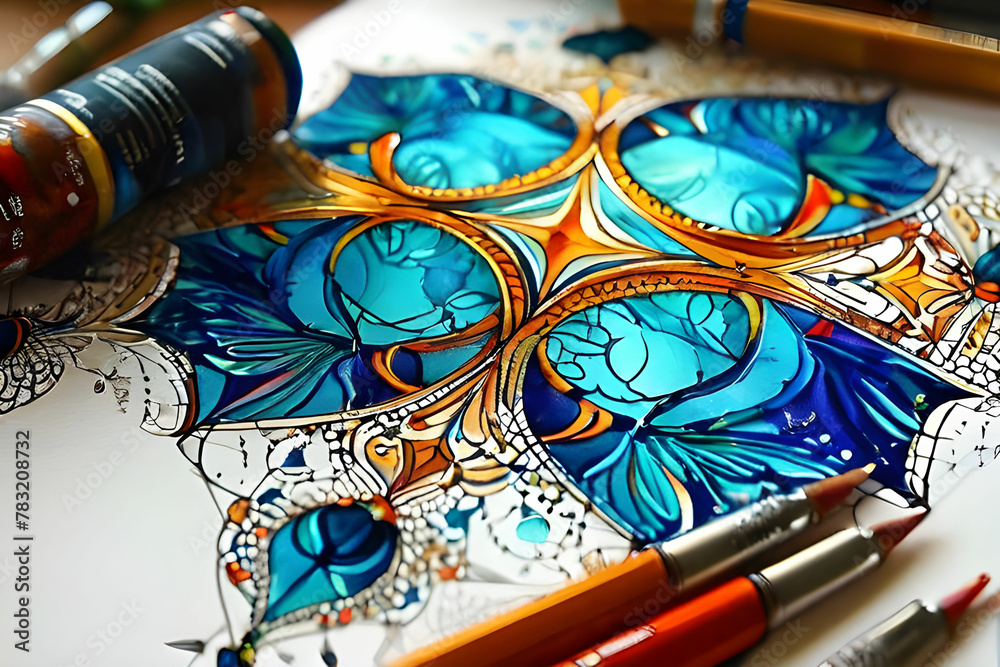 Fototapeta premium traditional thai art