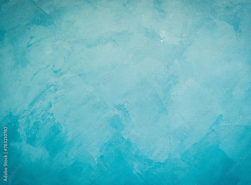 Light blue watering down paint wall background Light blue watering down paint wall background