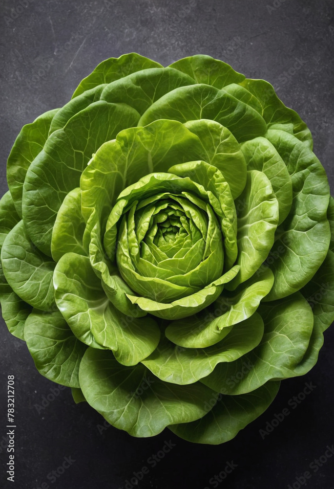 Fototapeta premium a lettuce in editorial photography