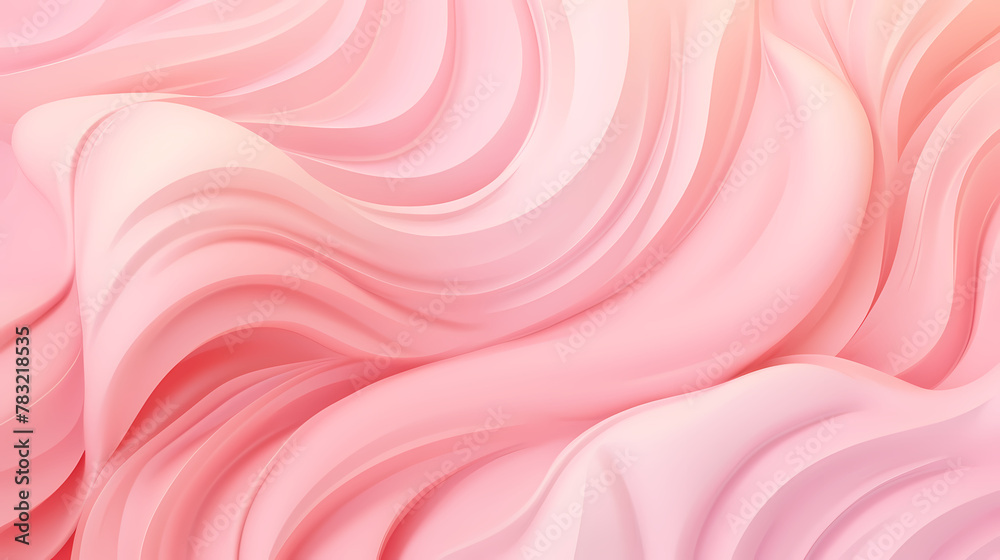 Soft Pink Waves Abstract Artwork Soft Pink Waves Abstract Artwork