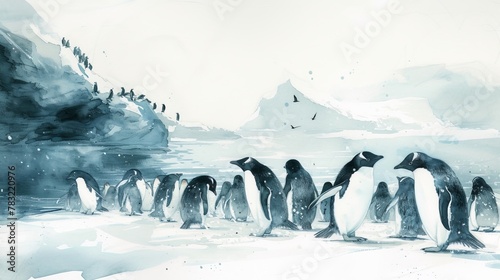 Penguin Prowess: Charming Images of the Antarctic Wonders