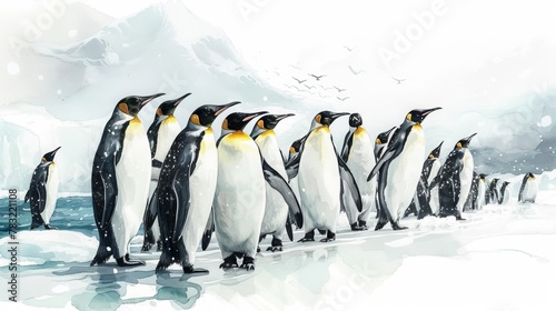 Penguin Prowess  Charming Images of the Antarctic Wonders