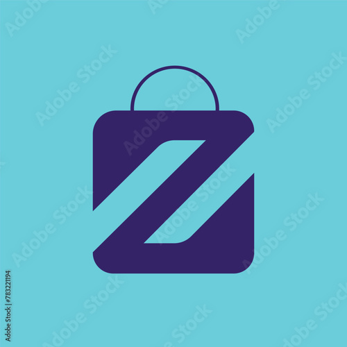 Z eCommerce Shopping Center eCommerce website Logo Design