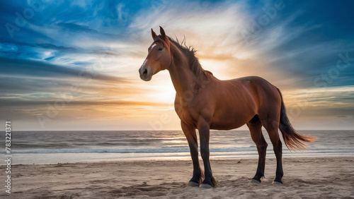 horse on the beach © sera