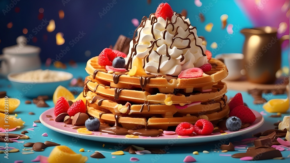 Whimsy Waffle Artistic Image prompt structure: