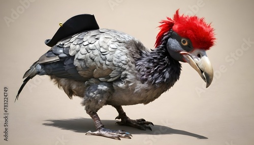 A-Dodo-Bird-Dressed-As-A-Pirate-